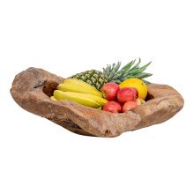 Dekoschale >Rio< in Teak, Massivholz - 60x17x60cm (BxHxT)