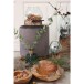 Dekovase >San-Marino< in Natur, Teak - 18x20x20cm (BxHxT)