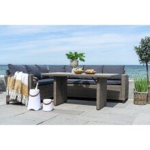 LED Dekolicht >Bristol< in Weiss, Kunststoff - 17x21x17cm (BxHxT)