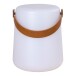 LED Dekolicht >Bristol< in Weiss, Kunststoff - 17x21x17cm (BxHxT)