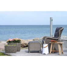 Getränke- und Dosenkühler >Bristol< in Weiss, Kunststoff - 25x37,5x25cm (BxHxT)