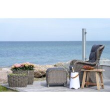 Getränke- und Dosenkühler >Bristol< in Weiss, Kunststoff - 25x37,5x25cm (BxHxT)