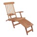 Gartenlounge-Sessel >Arrecife< in Teak, Massivholz - 60x95x150cm (BxHxT)