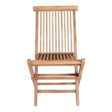 Gartenstuhl >Toledo< (2er-Set) in Teak, Massivholz - 46x89x62cm (BxHxT)