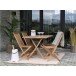 Gartenstuhl >Toledo< (2er-Set) in Teak, Massivholz - 46x89x62cm (BxHxT)