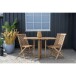 Gartenstuhl >Toledo< (2er-Set) in Teak, Massivholz - 46x89x62cm (BxHxT)