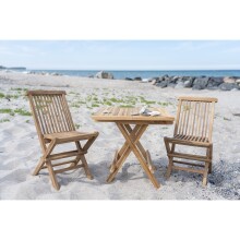 Kinderklappstuhl >Toledo< (2er-Set) in Teak, Massivholz - 31x58x42cm (BxHxT)