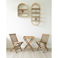 Kinderklappstuhl >Toledo< (2er-Set) in Teak, Massivholz - 31x58x42cm (BxHxT)