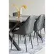 Teppich >Havanna< in Schwarz und weiß, Chenille-Polyester - 160x1x230cm (BxHxT)