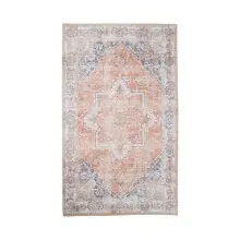 Teppich >Havanna< in Blau / Orange,...
