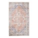 Teppich >Havanna< in Blau / Orange, Chenille-Polyester - 200x1x300cm (BxHxT)