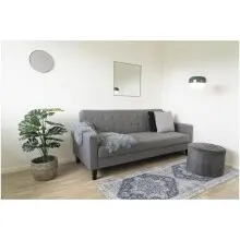 Teppich >Havanna< in Blau, Chenille-Polyester - 80x1x200cm (BxHxT)
