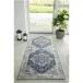 Teppich >Havanna< in Blau, Chenille-Polyester - 80x1x200cm (BxHxT)