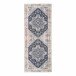 Teppich >Havanna< in Blau, Chenille-Polyester - 80x1x200cm (BxHxT)
