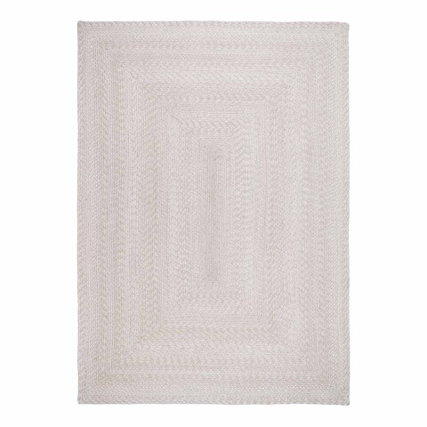 Teppich >Menorca< in Beige, PET Recycelter Kunststoff - 140x1x200cm (BxHxT)