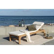 Teppich >Menorca< in Beige, PET Recycelter Kunststoff - 140x1x200cm (BxHxT)