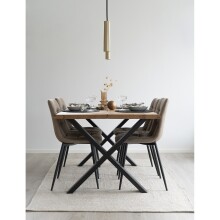 Teppich >Menorca< in Beige, PET Recycelter Kunststoff - 140x1x200cm (BxHxT)