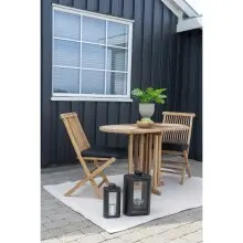 Teppich >Menorca< in Beige, PET Recycelter Kunststoff - 140x1x200cm (BxHxT)