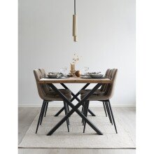Teppich >Menorca< in Beige, PET Recycelter Kunststoff - 140x1x200cm (BxHxT)