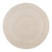 Teppich >Menorca< in Beige, PET Recycelter Kunststoff - 180x1x180cm (BxHxT)