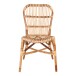 Rattanstuhl >Prado< in Braun, Rattan - 46x90x60cm (BxHxT)