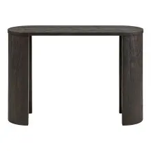 Konsolentisch >Bibione< in Dunkelbraun, MDF, Dekor...