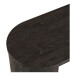 Konsolentisch >Bibione< in Dunkelbraun, MDF, Dekor - 38x75x114cm (BxHxT)