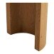 Konsolentisch >Bibione< in Eiche, MDF, Dekor - 38x75x114cm (BxHxT)