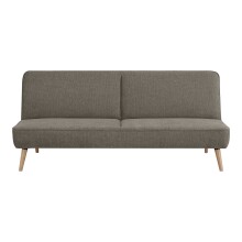 Schlafsofa >Swan< in Braun, 100% Polyester -...
