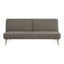 Schlafsofa >Swan< in Braun, 100% Polyester -...