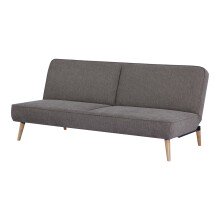 Schlafsofa >Swan< in Braun, 100% Polyester - 83x186cm (HxT)