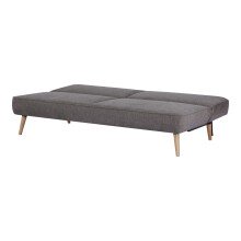 Schlafsofa >Swan< in Braun, 100% Polyester - 83x186cm (HxT)
