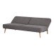 Schlafsofa >Swan< in Braun, 100% Polyester - 83x186cm (HxT)