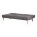 Schlafsofa >Swan< in Braun, 100% Polyester - 83x186cm (HxT)