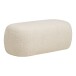Pouf >Blossomville< in Sand, 100% Polyester - 100x38x50cm (BxHxT)