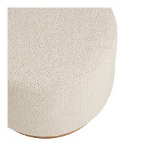 Pouf >Daisy< in Sand, 100% Polyester, Kiefer - 41x50cm (HxD)