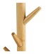 Garderobenständer >Wanaka< in Bambus, Massivholz - 50x163x50cm (BxHxT)