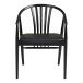 Esszimmerstuhl >Agustin< (1 stk) in Schwarz, Buchenholz, PU - 57x78x54cm (BxHxT)