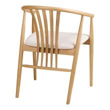 Esszimmerstuhl >Agustin< (1 stk) in Eiche natur, Massivholz - 57x78x54cm (BxHxT)