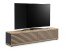 Lowboard >Lorena< stehend / hängend, schwarz, Artisan Eiche Dekor - 160x32x31cm (BxHxT)