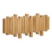 Garderobenleiste >Caltra< in Eiche, Massivholz - 40x18x3cm (BxHxT)