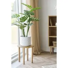Beistelltisch >Jena< in Eiche, Massivholz - 40x40cm...