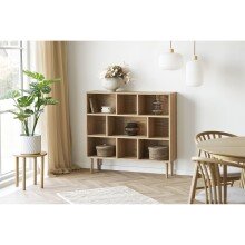 Beistelltisch >Jena< in Eiche, Massivholz - 40x40cm (HxD)