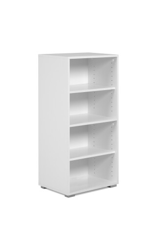 Regal >Fyn<  Weiss oder Artisan Eiche Dekor - 46x96,5x33,5cm (BxHxT)