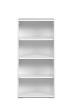 Regal >Fyn<  Weiss oder Artisan Eiche Dekor - 46x96,5x33,5cm (BxHxT)