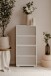 Regal >Fyn<  Weiss oder Artisan Eiche Dekor - 46x96,5x33,5cm (BxHxT)