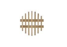 Garderoben-Set >BANTRY< (5-teilig) in Eiche / schwarz - 200x190x35 (BxHxT)