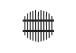 Garderoben-Set >BANTRY< (5-teilig) in Eiche / schwarz - 200x190x35 (BxHxT)