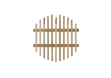 Garderoben-Set >Bantry< (4-teilig) in Eiche  - 100x190x30 (BxHxT)