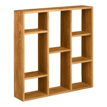 Hängeregal >Townsville< in Eiche, Massivholz -...